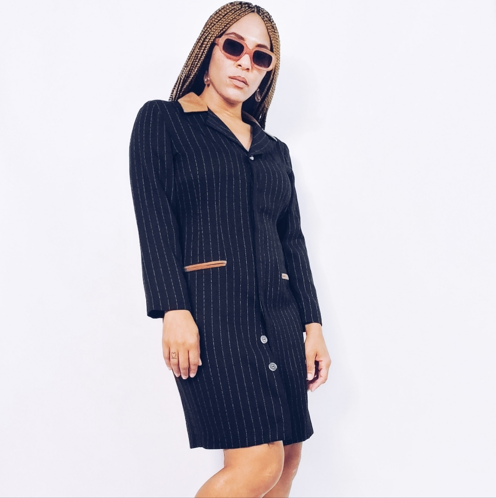 Pinstripe Dress